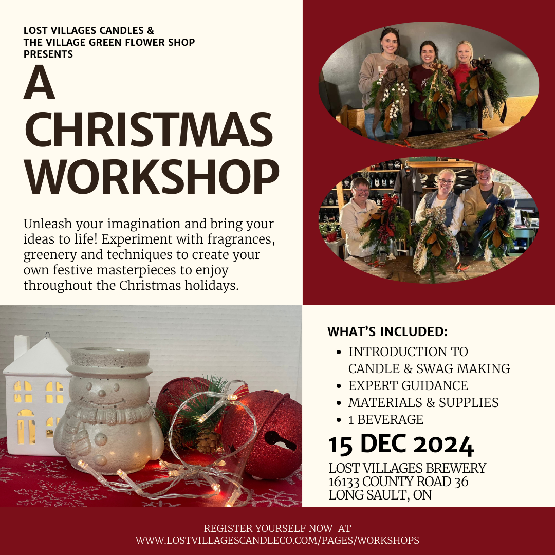 Christmas Candle &amp; Swag Workshop